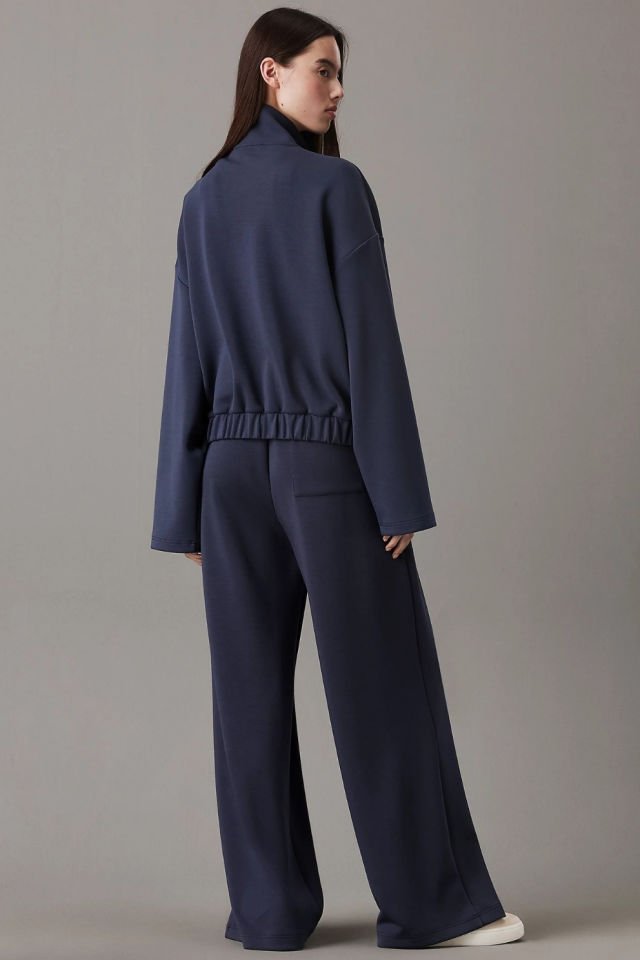 Calvin Klein Ağır Jersey Fermuarlı Ceket