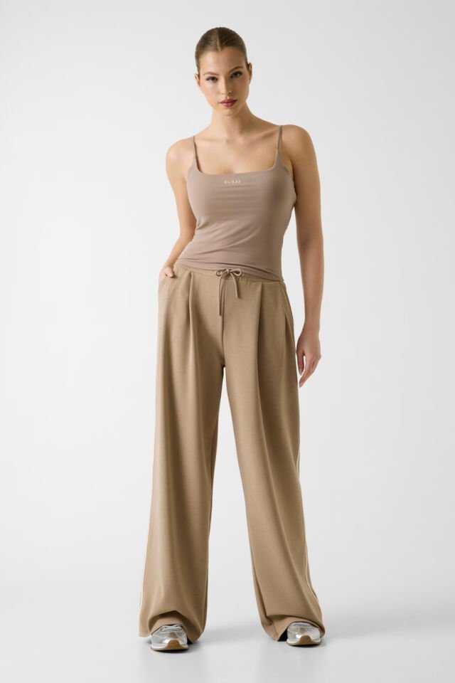 Guess  Fitilli Örgü Üst Kahverengi