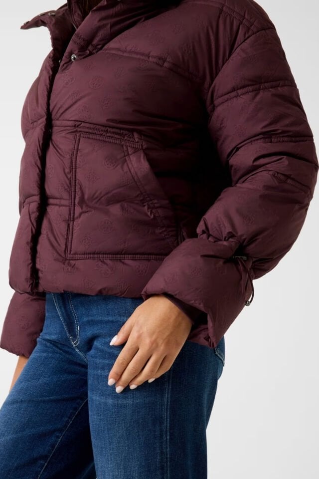 Guess Kapüşonlu Şişme Mont