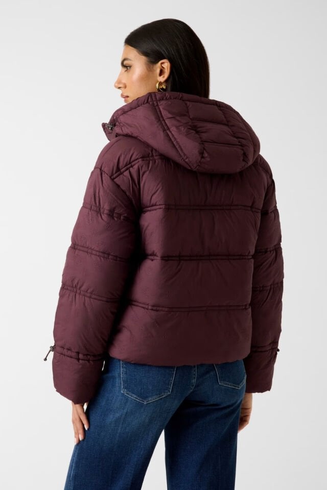 Guess Kapüşonlu Şişme Mont