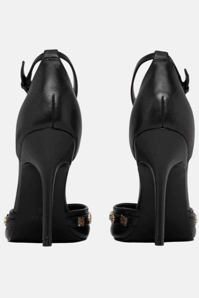 Guess Nanae 4G Peony Logo Mahkeme Ayakkabısı Siyah