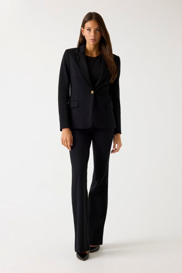 Guess Tek Düğmeli Blazer Siyah