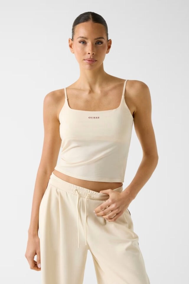 Guess  Fitilli Örgü Üst Krem