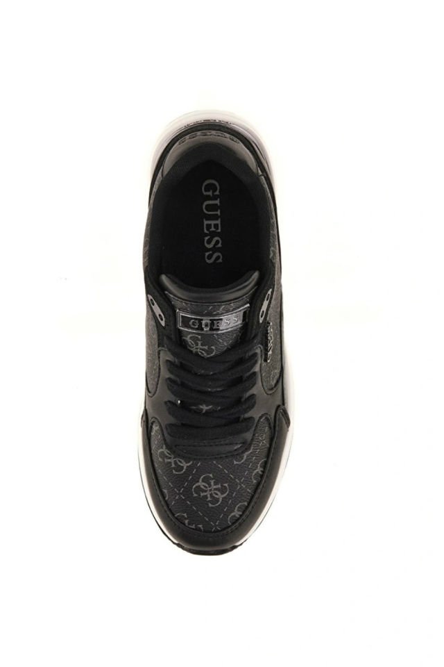 Guess 4G Logolu Kadın Sneaker Siyah