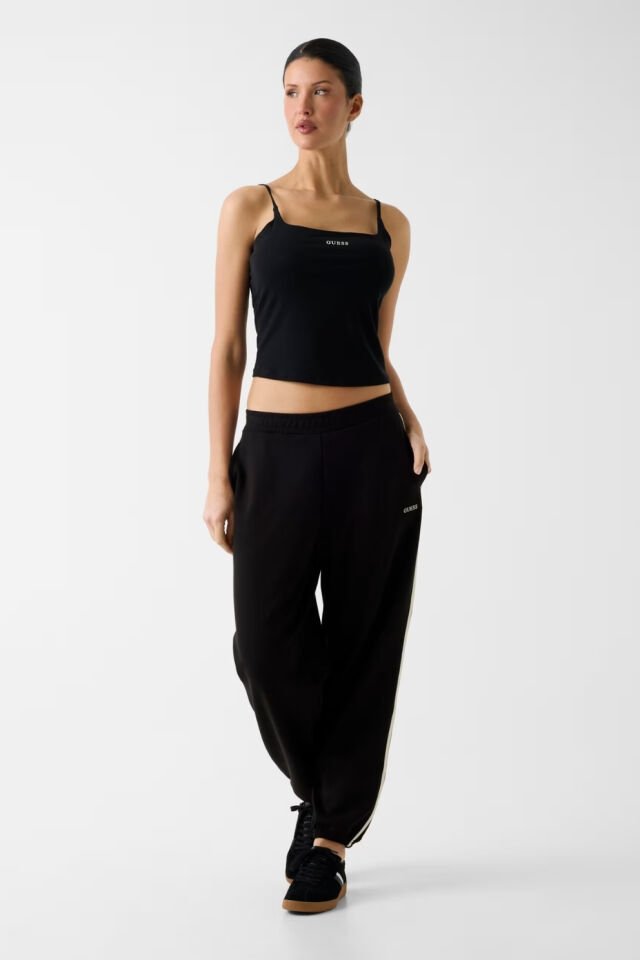 Guess  Fitilli Örgü Üst Siyah