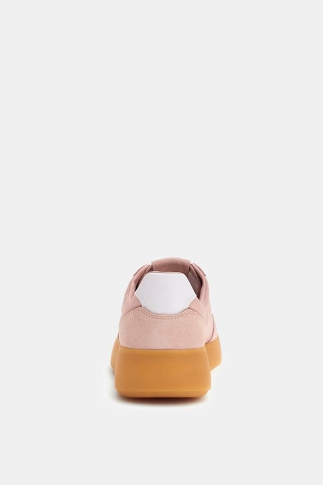 Guess Parlet Süet Detaylı Spor Ayakkabılar Pembe