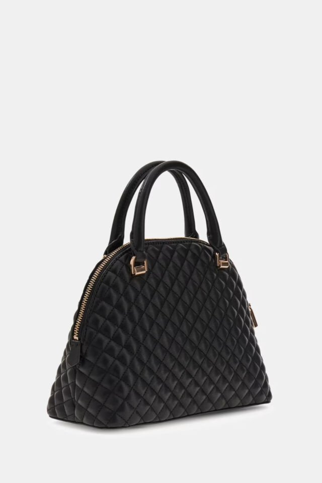 Guess Everlee Taş Detaylı Charm’lı El Çantası Siyah