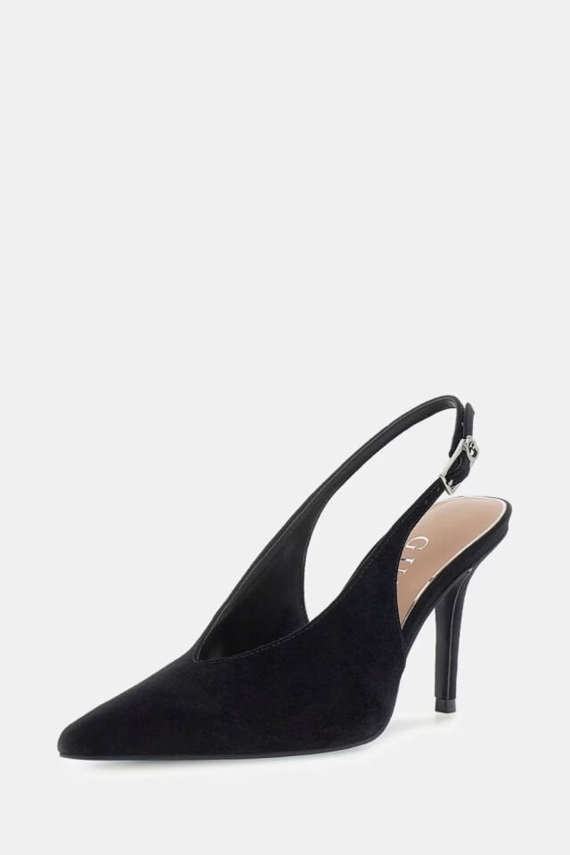 Guess Primo Süet Slingback’ler Siyah