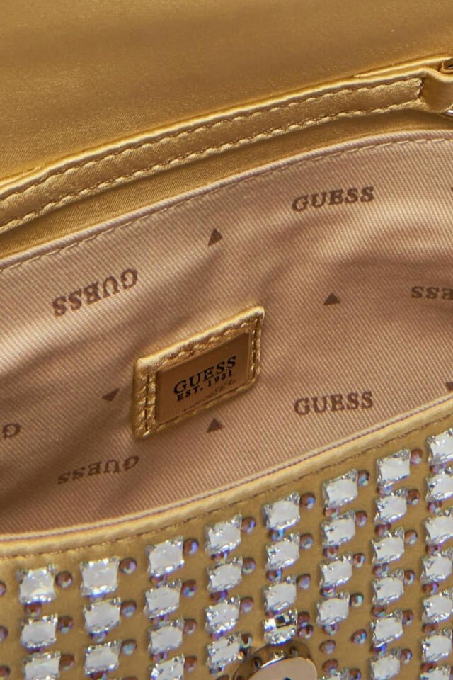 Guess Zalına Flap Cluth Kadın Sarı Omuz Çantası