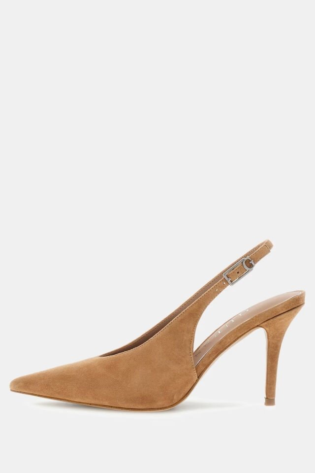 Guess Primo Süet Slingback’ler Kahverengi