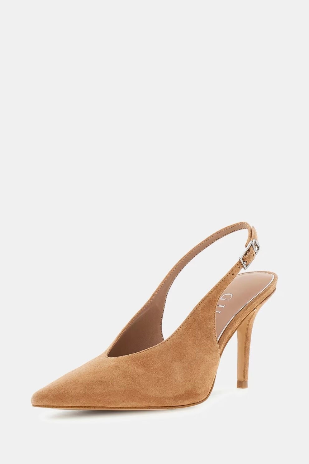 Guess Primo Süet Slingback’ler Kahverengi