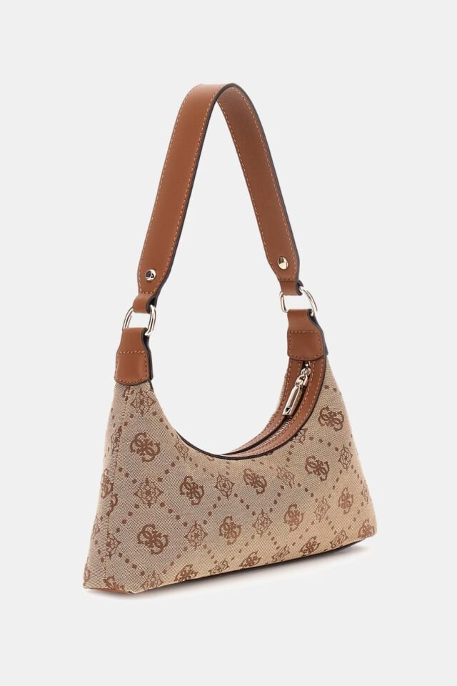 Guess Neda 4G ve Peony Logolu Omuz Çantası Bej