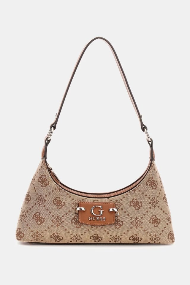 Guess Neda 4G ve Peony Logolu Omuz Çantası Bej