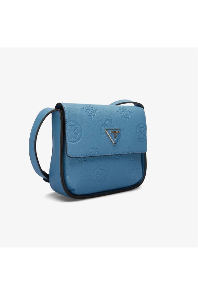 Guess Keandra Large Hobo Ladies Eyewear Omuz Çantası Mavi