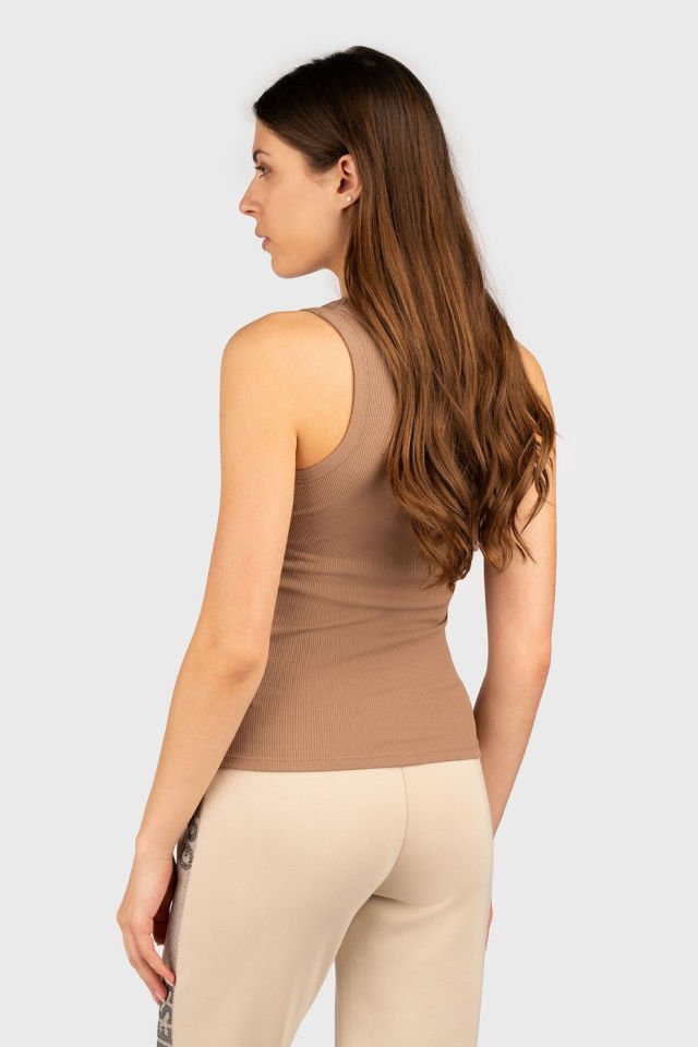 Guess Colettte Fitilli Kalın Askılı Regular Fit Yuvarlak Yaka Atlet