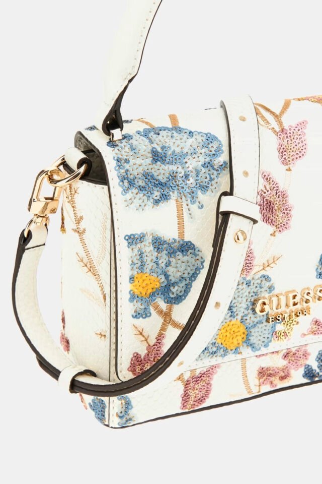 Guess Zaria Payetli Mini El Çantası
