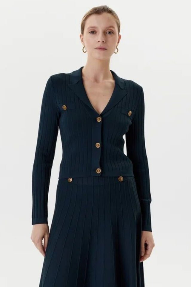 Guess Cardigan Yeşil Normal Kesim Hırka