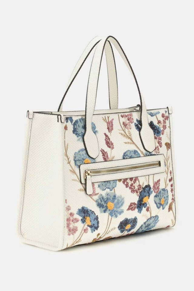 Guess Zaria Payetli El Çantası Çiçek Desenli