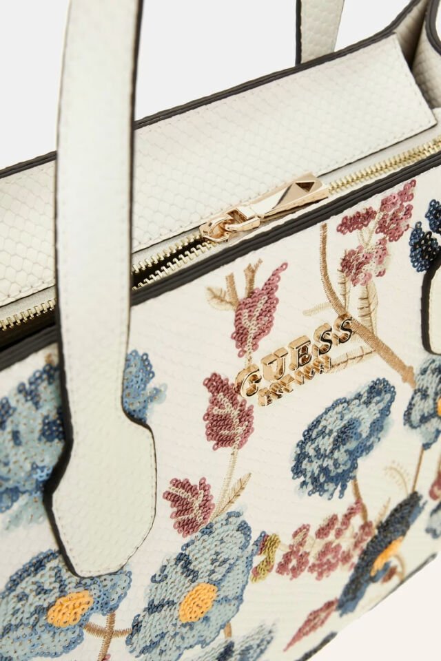 Guess Zaria Payetli El Çantası Çiçek Desenli