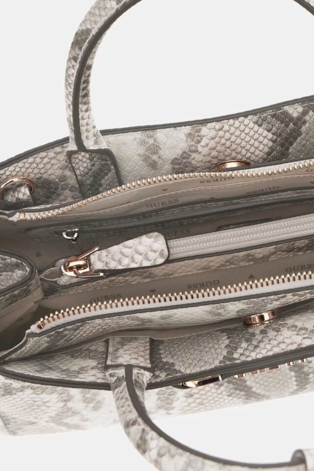 Guess Lefia Piton Desenli Omuz Çantası