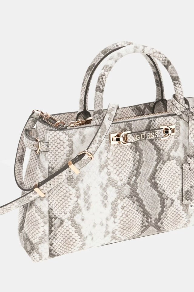 Guess Lefia Piton Desenli Omuz Çantası