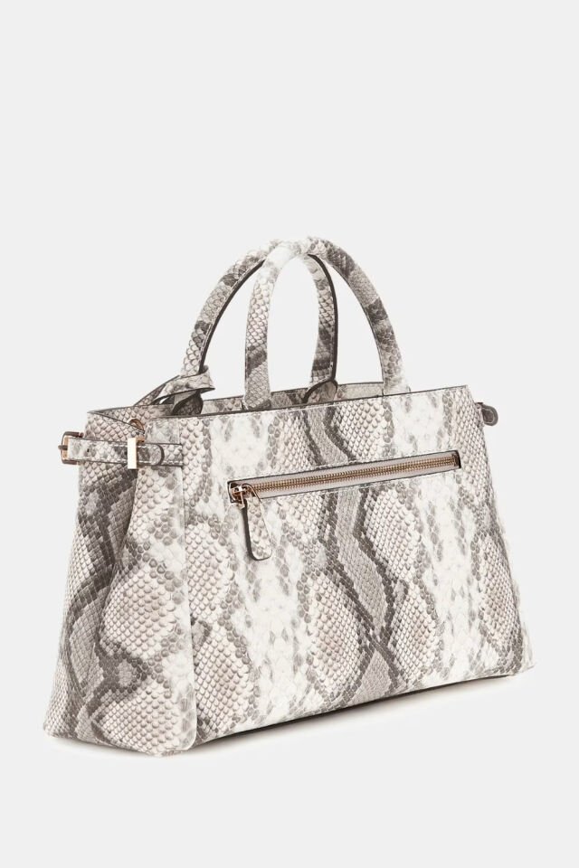 Guess Lefia Piton Desenli Omuz Çantası