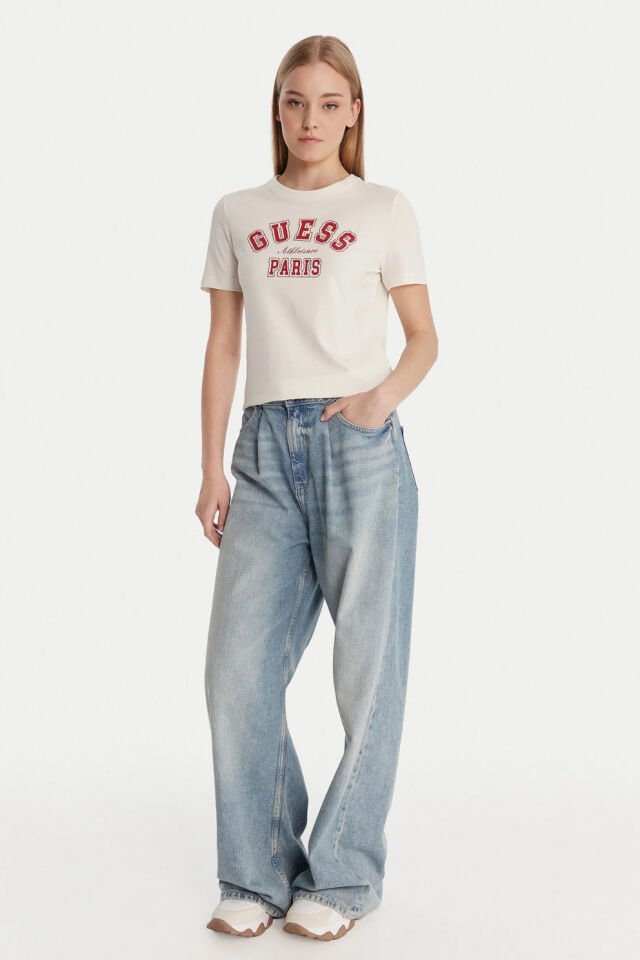 Guess Rhinestones Logolu Tişört