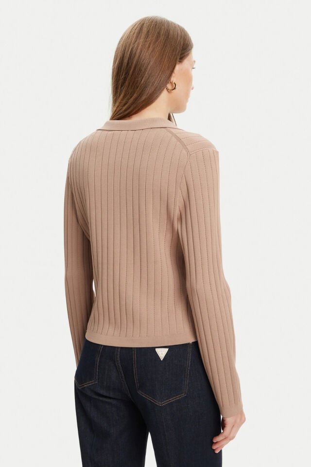 Guess Cardigan Bej Normal Kesim Hırka