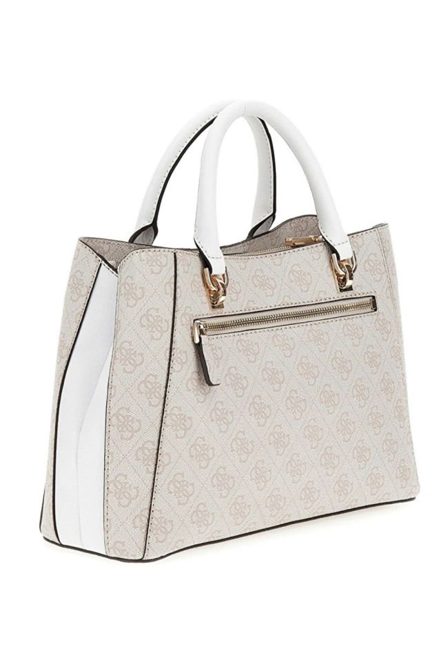 Guess Noreen 4G Logolu El Çantası Gri