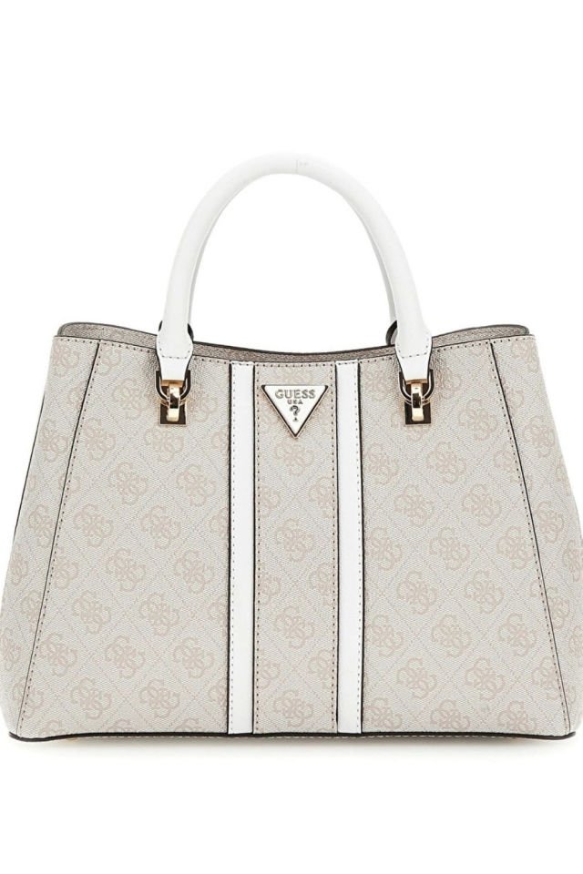 Guess Noreen 4G Logolu El Çantası Gri