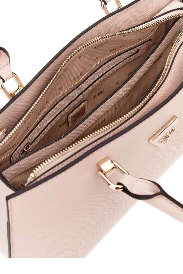 Guess Errin Kadın El Çantası Ekru