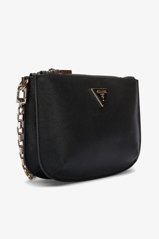 Guess Errin Frame Clutch Kadın El Çantası Siyah