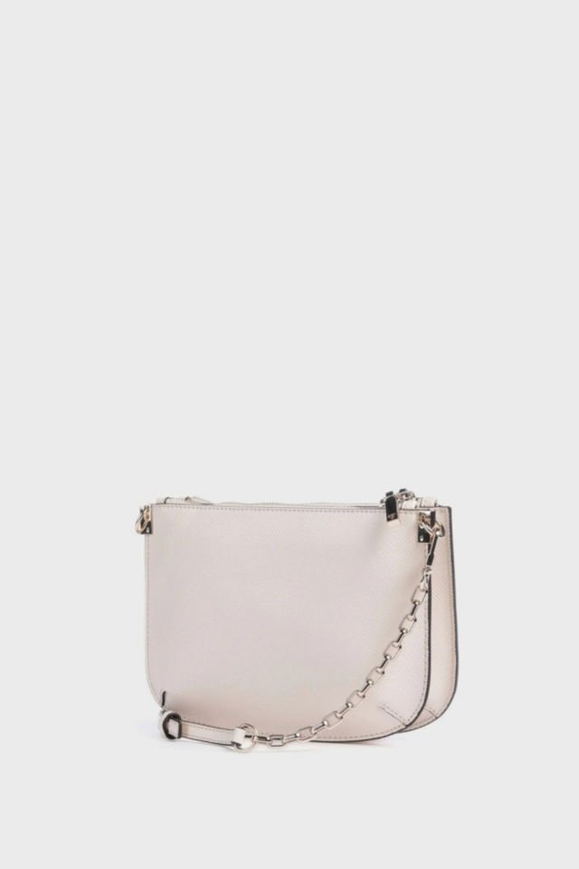 Guess Errin Frame Clutch Kadın El Çantası Krem