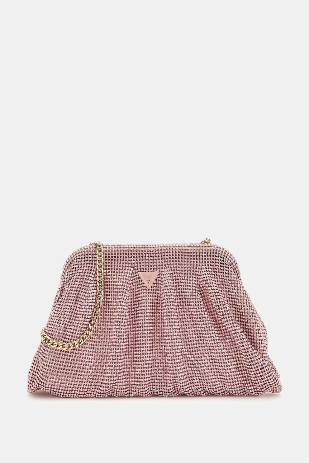 Guess Zalina Örgü Taklidi Çanta Pembe