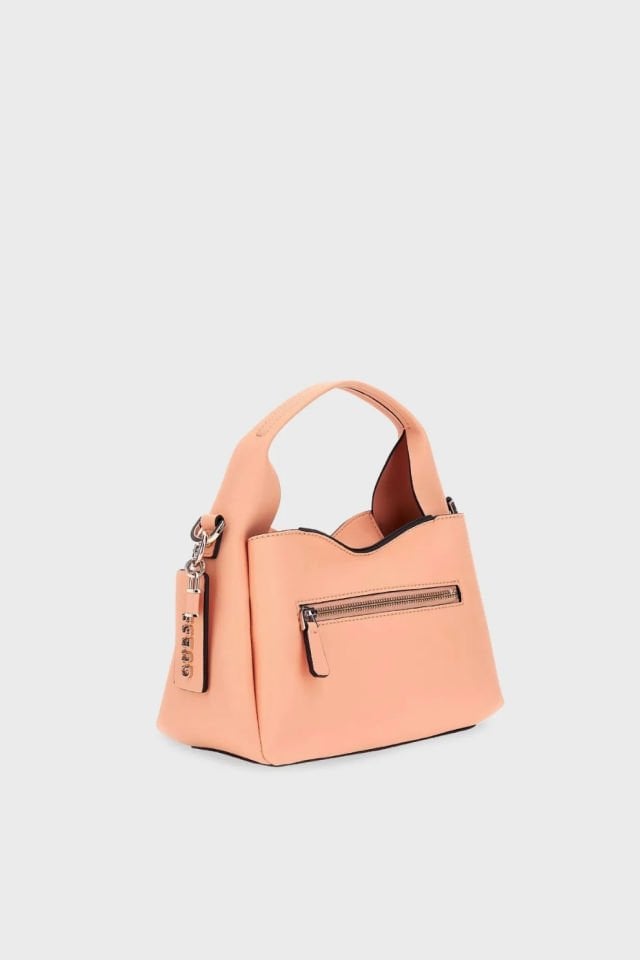 Guess Iwona Logolu Çıkarılabilir Uzatma Askılı Çanta Pembe