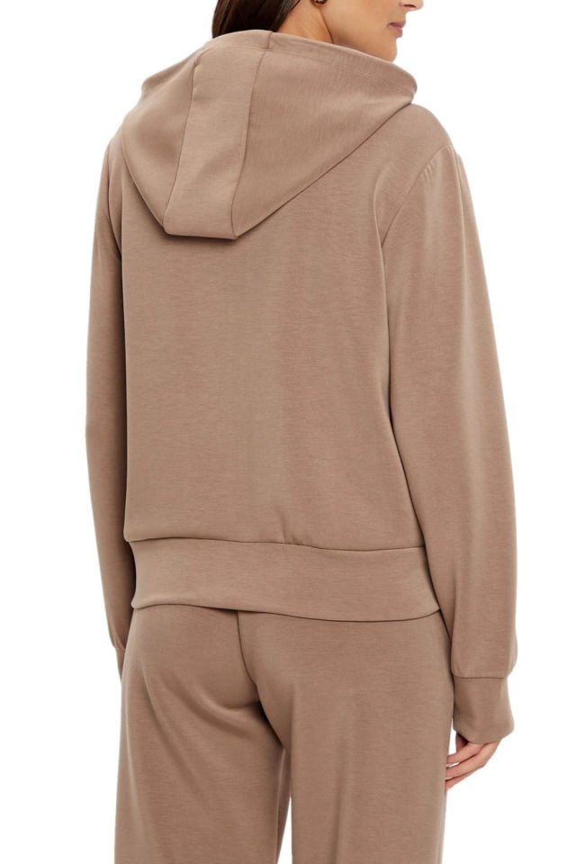 Guess Scuba kapüşonlu sweatshirt Kahverengi