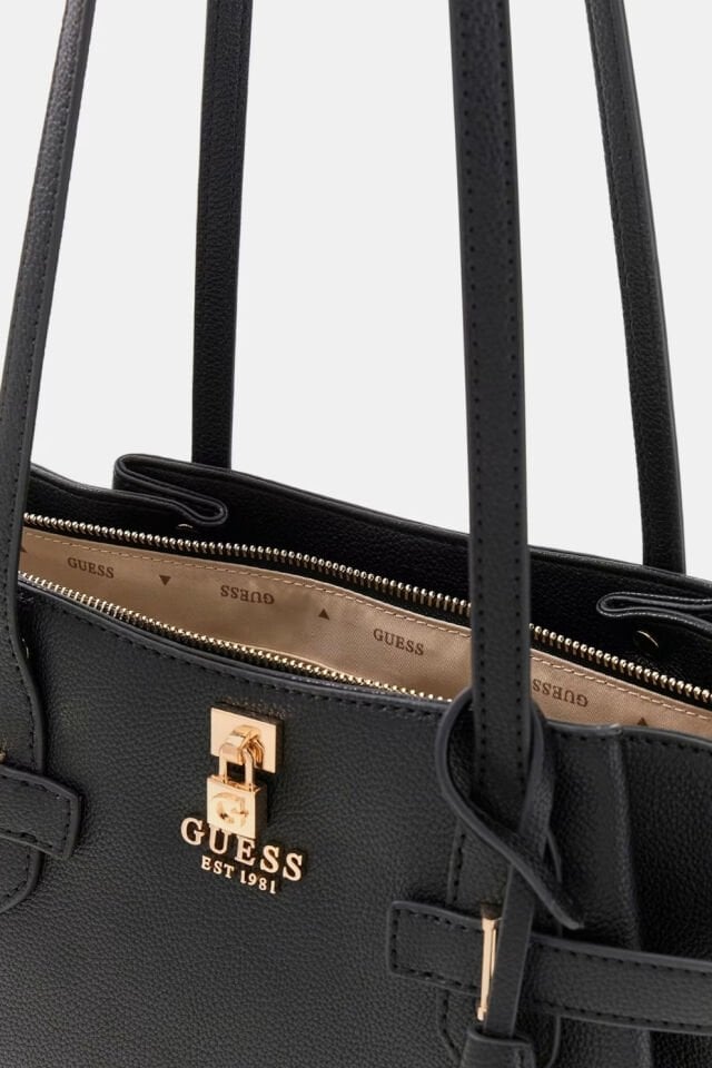 Guess  Yesba Saffiano Omuz Çantası Siyah