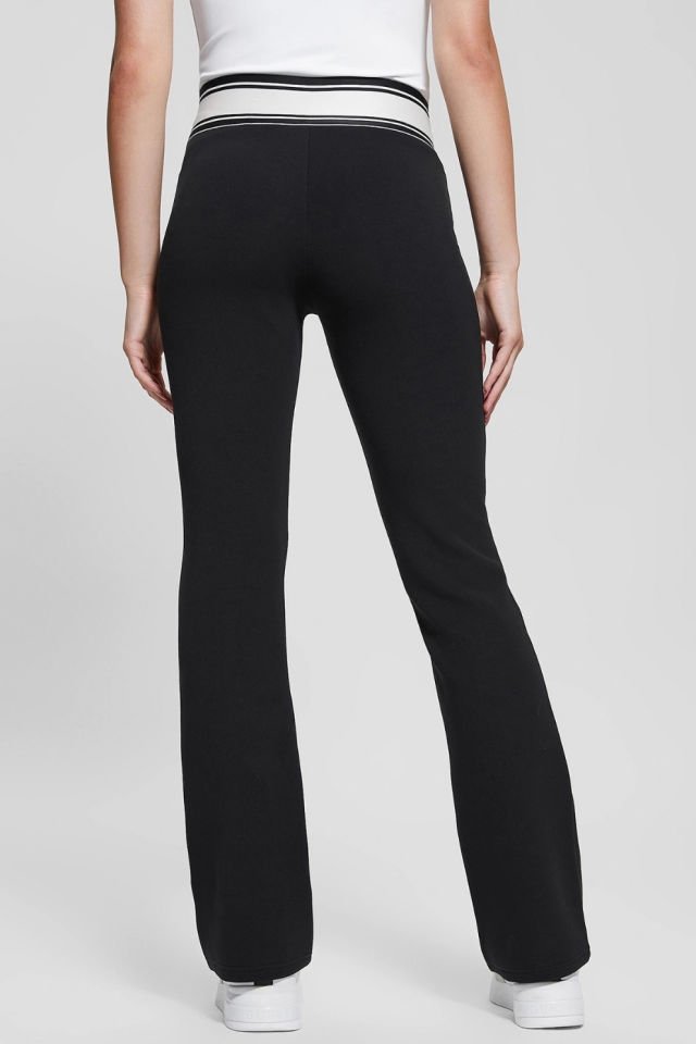 Guess İspanyol Paça Scuba Pantolon Siyah