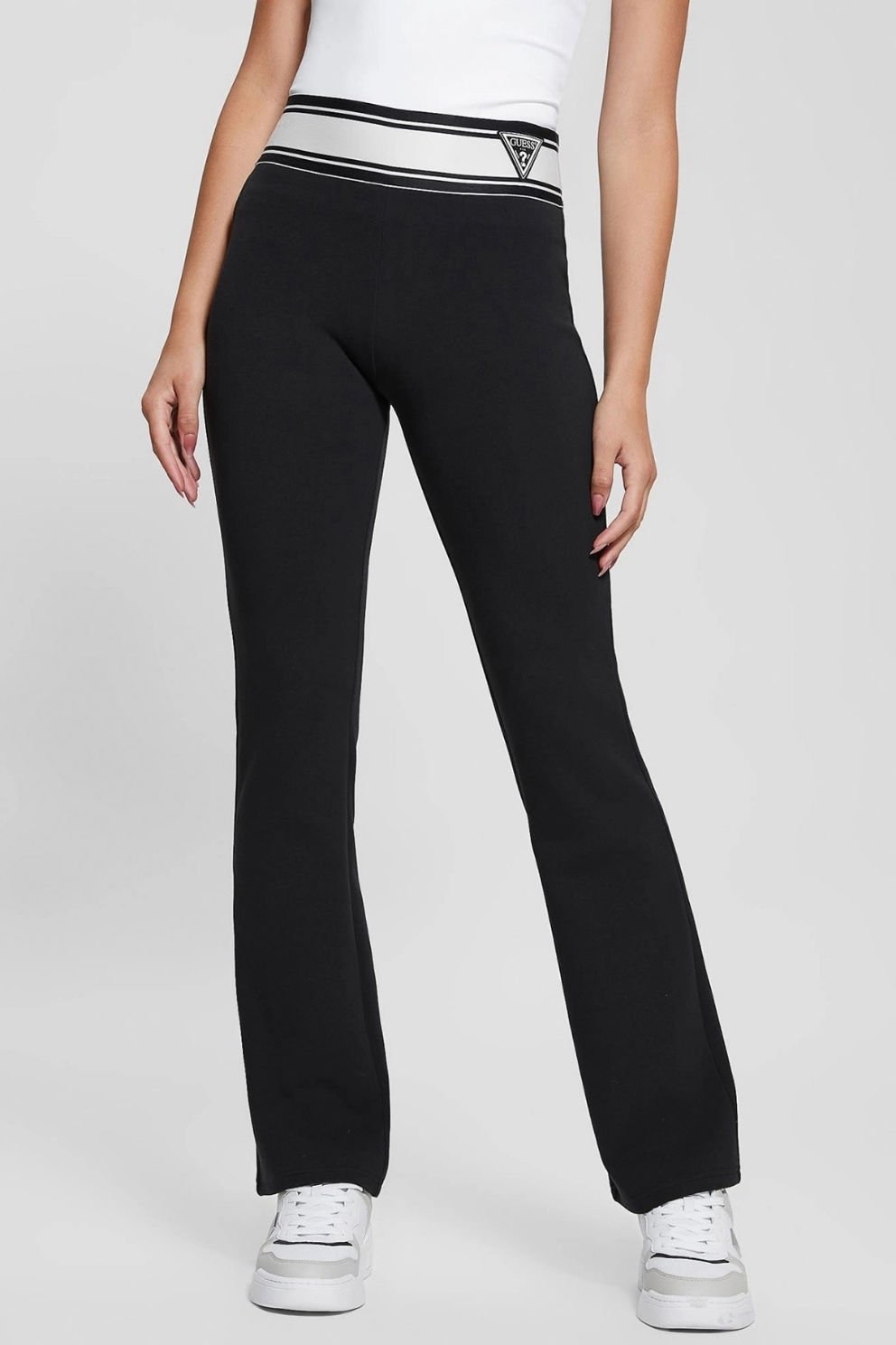Guess İspanyol Paça Scuba Pantolon Siyah