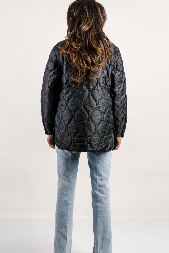 Guess Kapitone Ceket Siyah