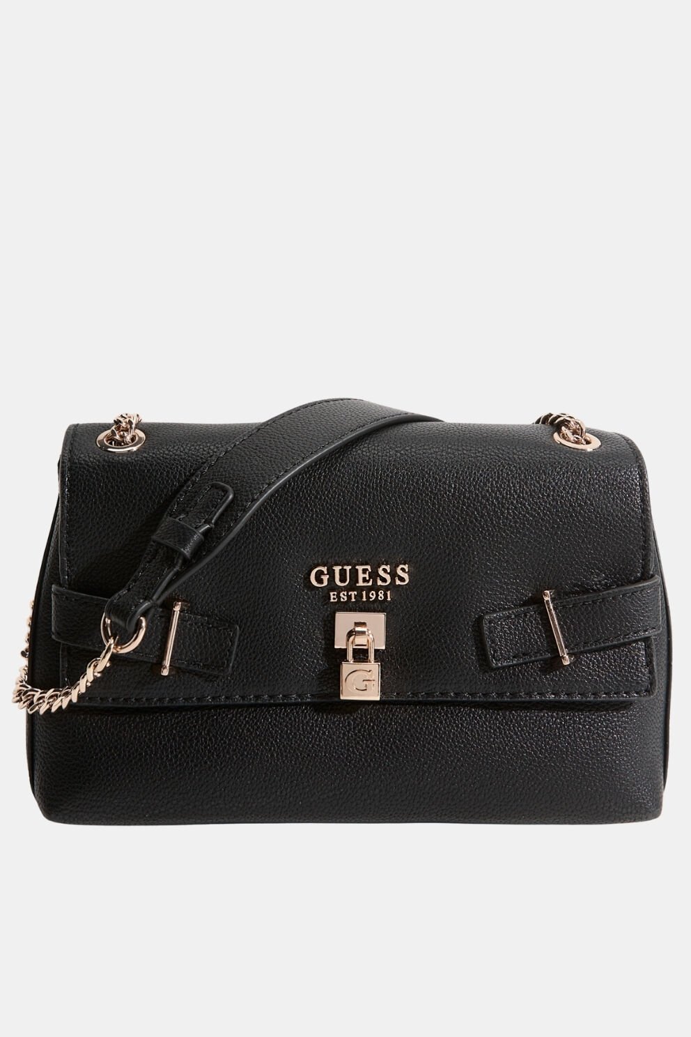 Guess Yesba Dönüştürülebilir Çapraz Askılı Kadın Siyah Omuz Çantası