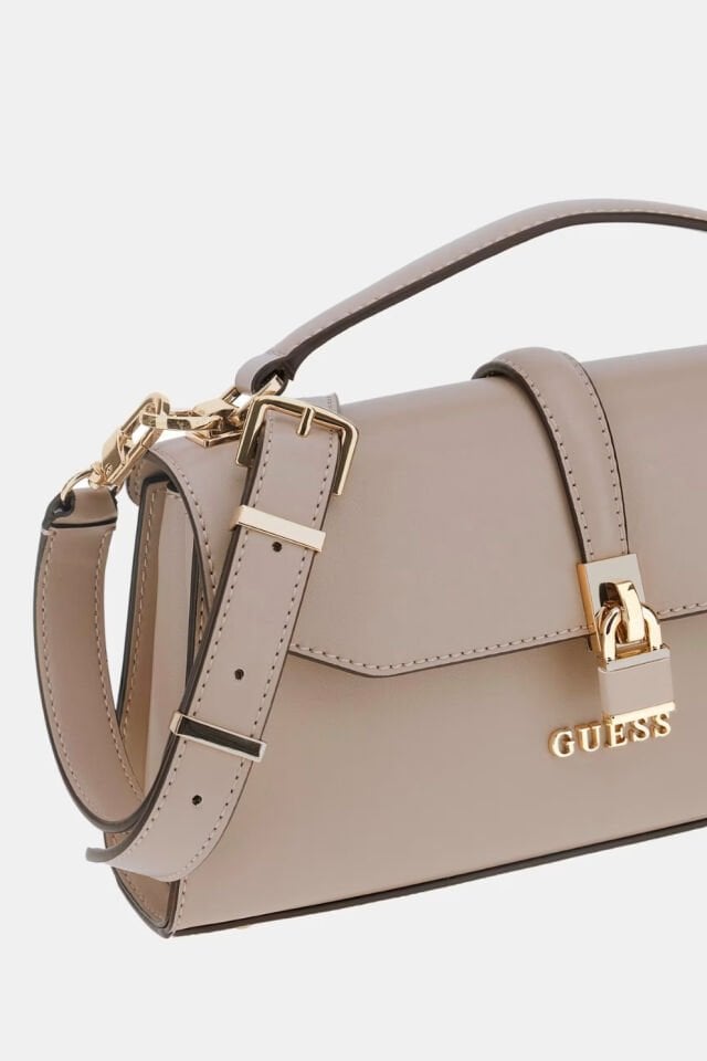 Guess Queensland Mini El Çantası Bej