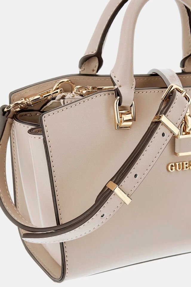 Guess Queensland Charm El Çantası Bej