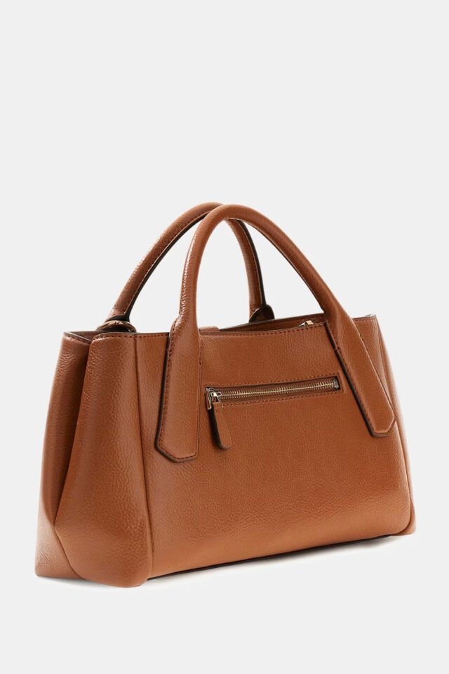 Guess Brooke Charm El Çantası Kahverengi