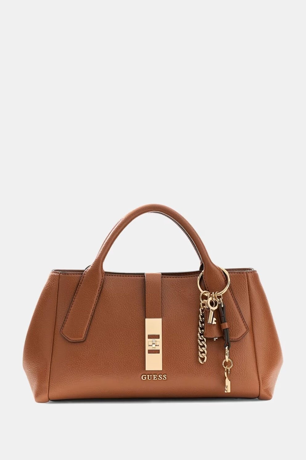 Guess Brooke Charm El Çantası Kahverengi