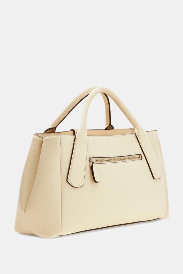 Guess Brooke Charm El Çantası Krem