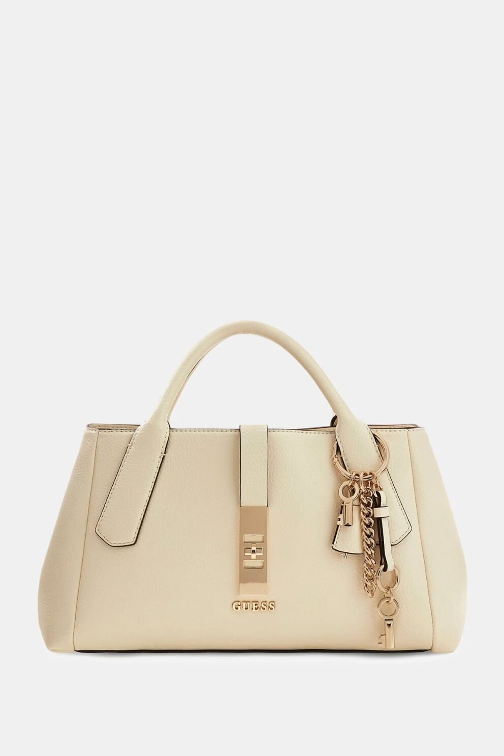 Guess Brooke Charm El Çantası Krem