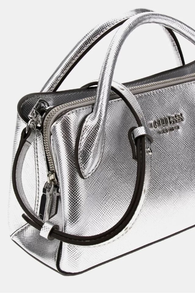 Guess Fedena Sml Gırlfrend Satchel Gri El Çantası