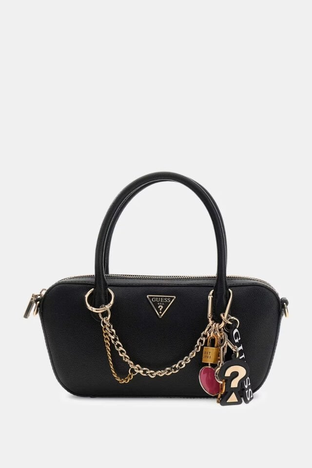 Guess Davina Charms El Çantası Siyah