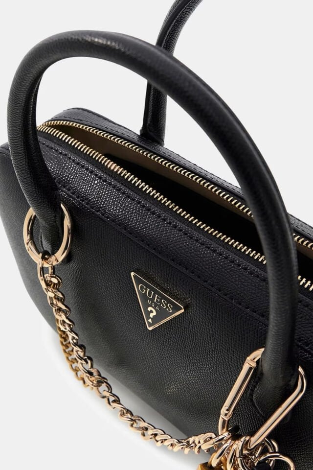 Guess Davina Charms El Çantası Siyah